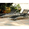 Hot sale outdoor chaise lounge poolside chairs metal sleeping bed